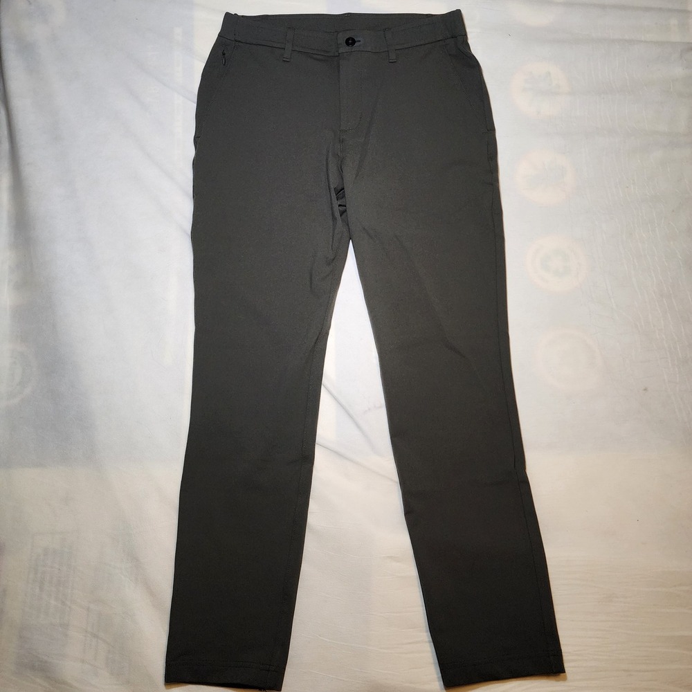 Public Rec Work to Play Pants Mens 30/30 Dark Green Stretch Tech Chino Slim